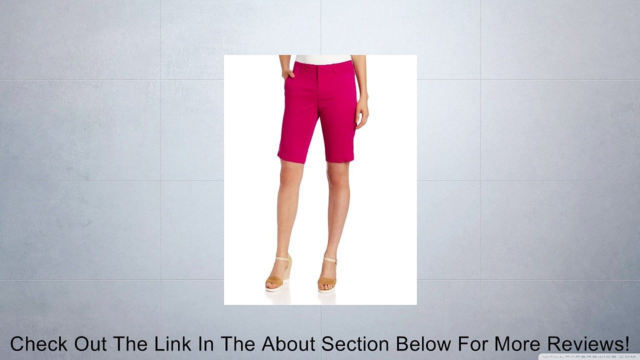 U.S. Polo Assn. Women's Isla Stretch Bermuda Short, Berry Success, 8 Review