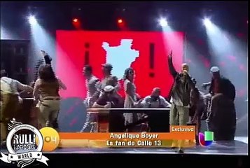 Angelique Boyer platico en la Alfombra de los LatinGrammys2014 para #Hoy