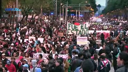 La marcha por los desaparecidos en México deja 15 detenidos en choques con la policía