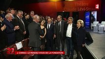 Jacques Chirac fatigué au quai Branly aux côtés d’Alain Juppé et François Hollande