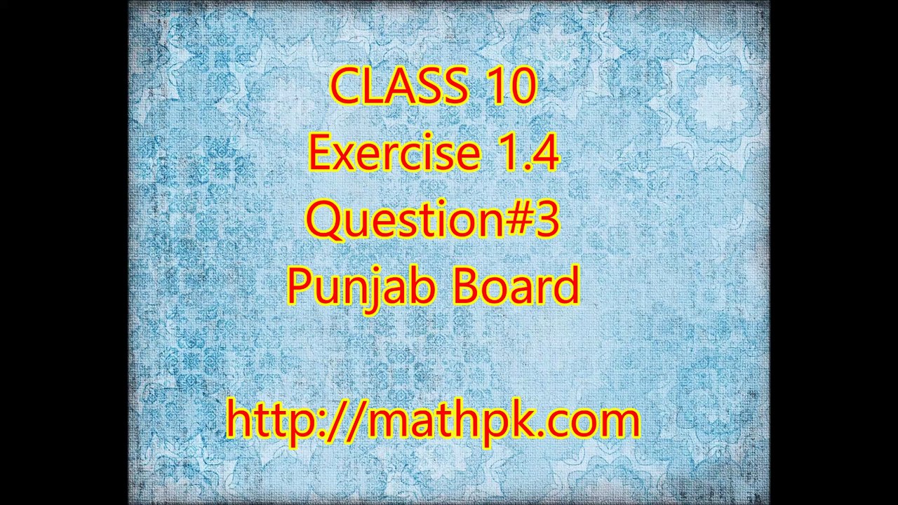 1.4-3 (P. Board-Class 10th)