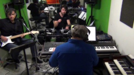 Le Trio BasileBlues en répétition pour le titre The Trill Is Gone