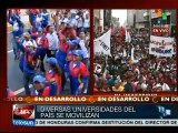 Venezuela: Estudiantes se movilizan en defensa de educación socialista