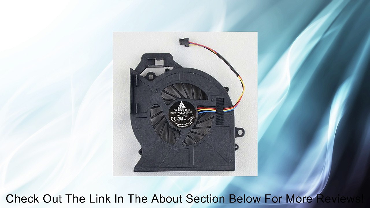 Eathtek New CPU Fan for HP DV6-6000 DV6-6200 fits P/N MF60120V1-C180 -S9A AD6505HX-EEB Review