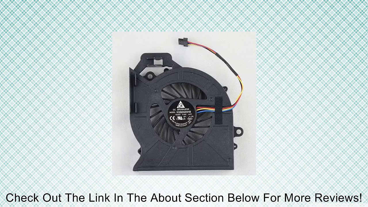 Eathtek New CPU Fan For HP Pavilion DV7-6000 AD6505HX-EEB 653627-001 KSB0505HB Review