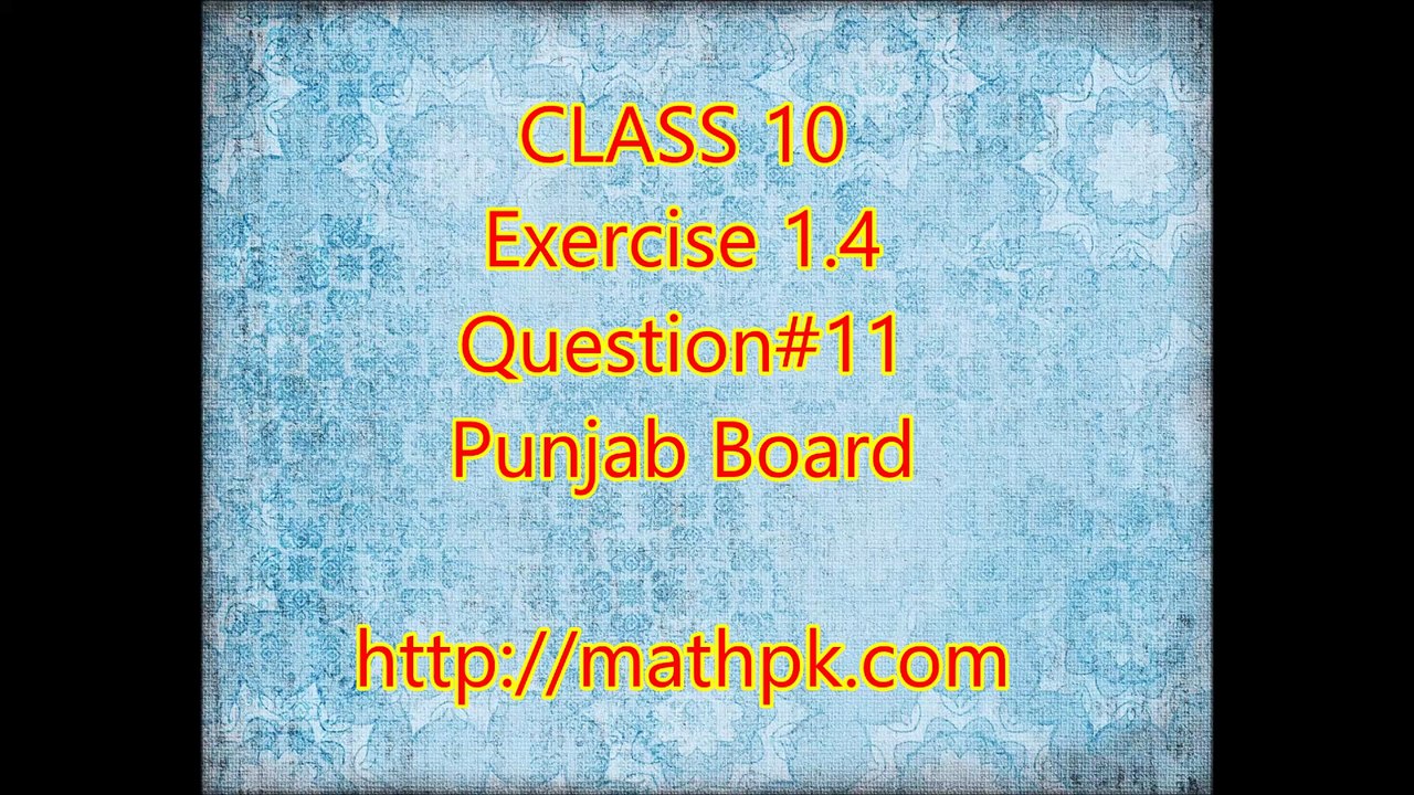 1.4-11 (P. Board-Class 10th)