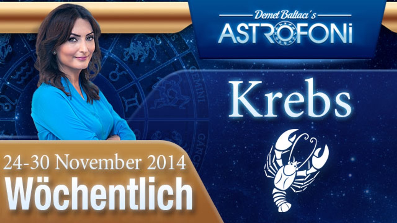 Krebs, Wöchentliches Horoskop,  24-30 November 2014