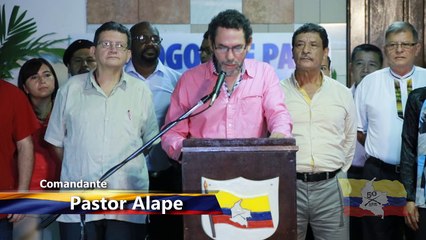 2014,  Octubre  24,  FARC-EP, presentan nuevos Integrantes de la delegación de paz. Iván Márquez.