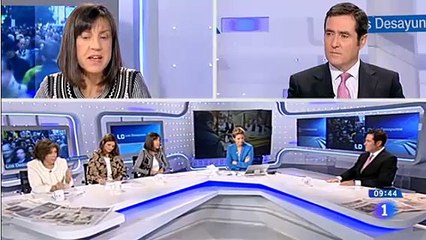 Desayunos de la 1 Maria Casado llora por pedir perdón