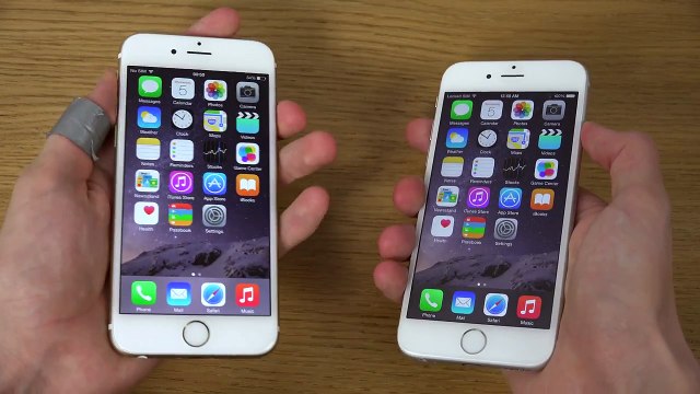 iPhone 6 iOS 8.1.1 Beta vs. iPhone 6 iOS 8.1 Jailbroken - Which Is Faster (4K)