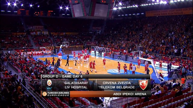 Galatasaray Liv Hospital Istanbul-Crvena Zvezda Telekom Belgrade