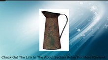 Unique Decorative Rustic Slate Green Matte Finish Table Pitcher