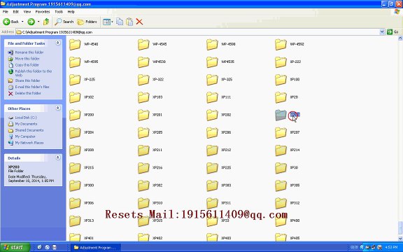 RESET EPSON Resets XP203 Adjustment Program resetter