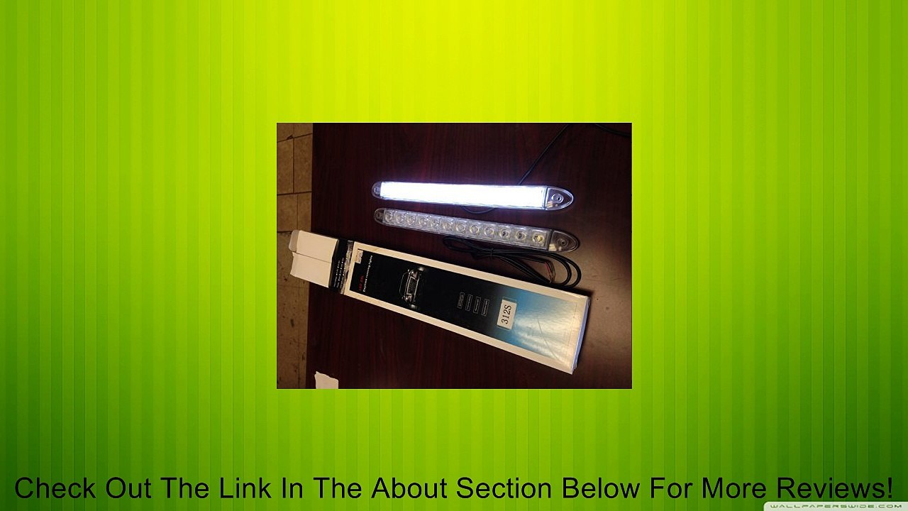 DC 12V White 12 LED Car Daylight Daytime Running Light Lamp 2Pcs Review