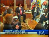 Concluyó visita de Presidente de Paraguay a Ecuador