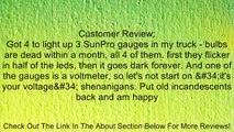 Amico 4 Pcs BA9S White 7-SMD LED Car Vehicle Light Lamp Bulb Review