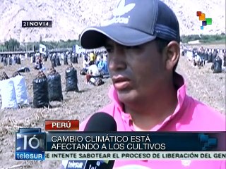 Piden a gob. peruano aprobar Ley de Cambio Climático