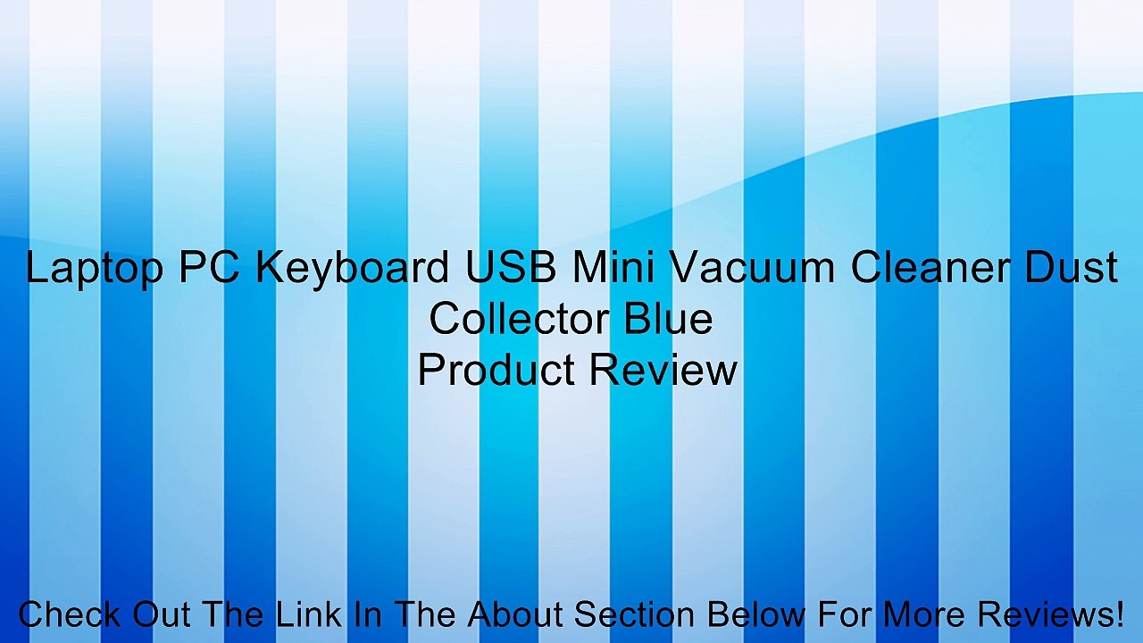 Laptop PC Keyboard USB Mini Vacuum Cleaner Dust Collector Blue Review