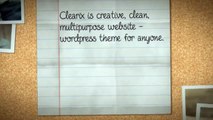 Clearix - Creative Parallax One Page Wordpress   Download