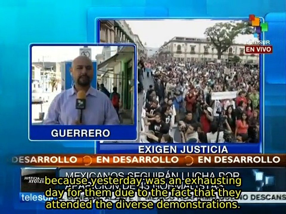 Mexico: Ayotzinapa students' family members return to Guerrero