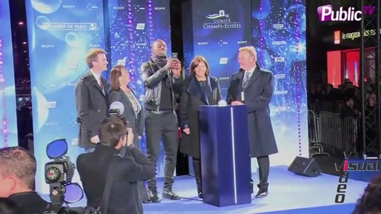 Exclu Vidéo : Des étoiles pleins les yeux, Omar Sy illumine les Champs-Elysées !