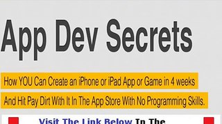Review Of App Dev Secrets Bonus + Discount