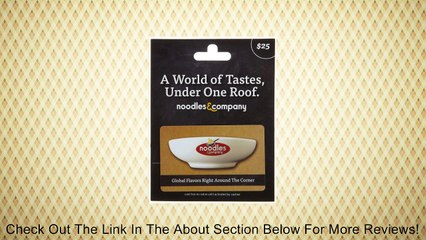 Noodles & Company Gift Card Review