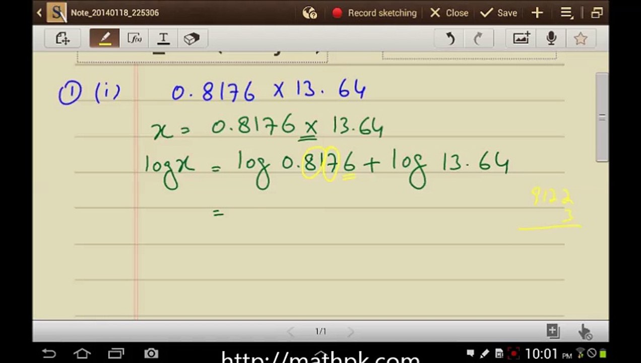 P-Math Class 9-Unit 3-Ex. 3.4-Q.1 (1)