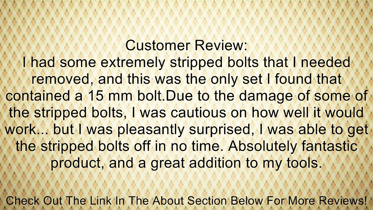 Craftsman Bolt-Out 5 pc. Damaged Bolt / Nut Remover Set