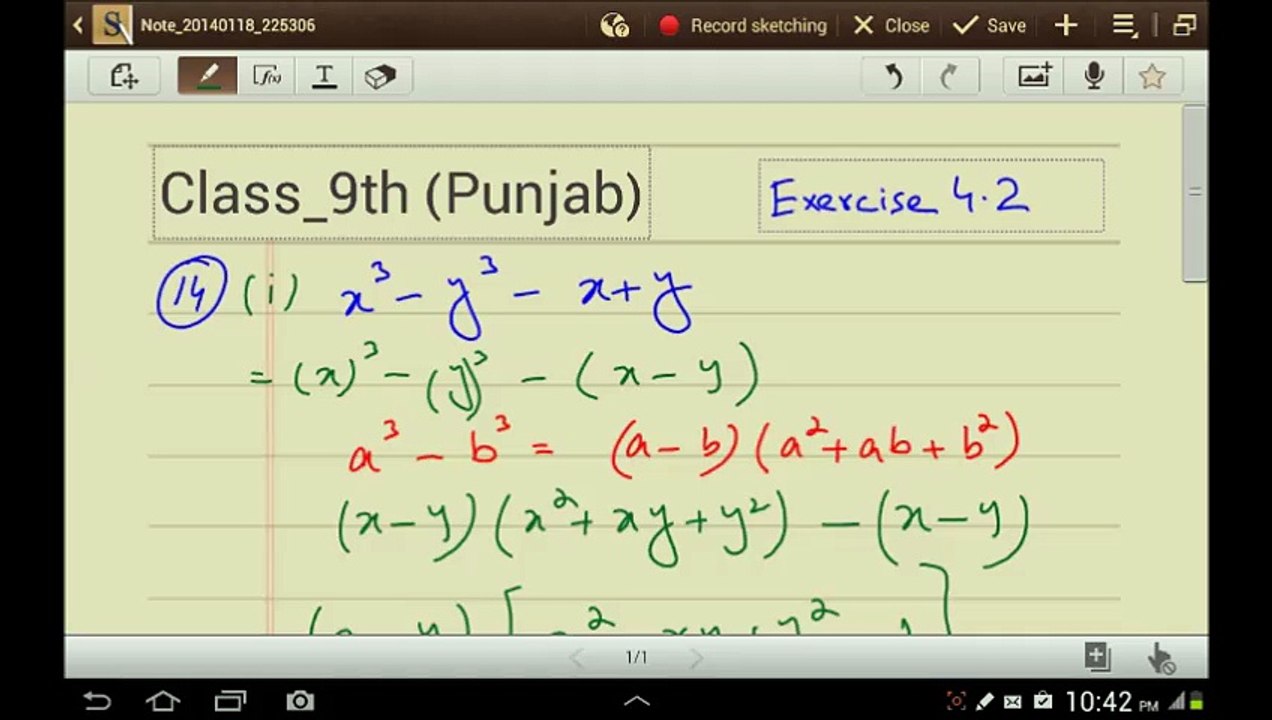P-Math Class 9-Unit 4-Ex. 4.2-Q.14