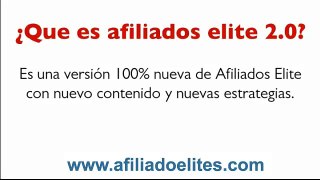 AFILIADOS ELITE 2.0 AREA DE MIEMBROS (REVIEW + SUPER BONUS DE $600)