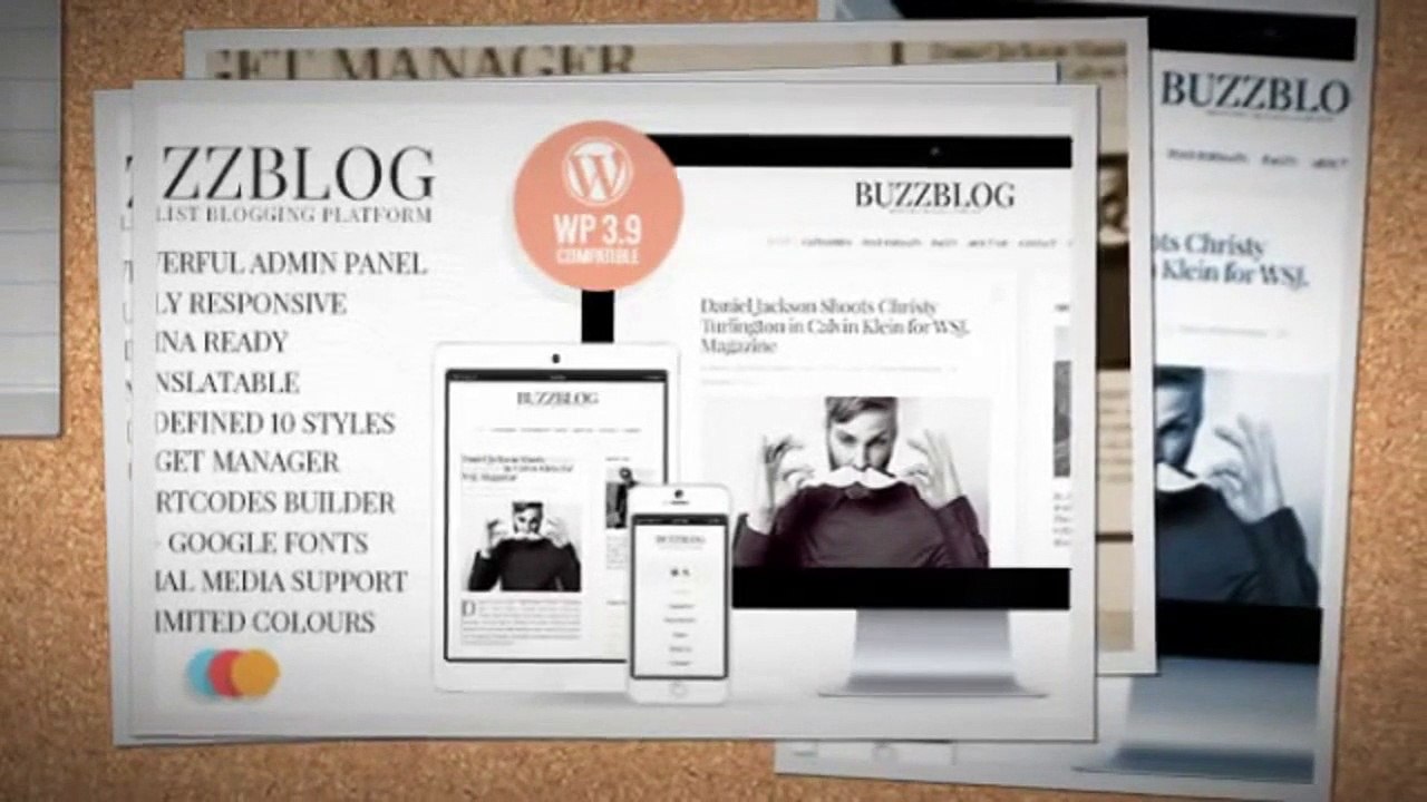 BuzzBlog - Clean Personal WordPress Blog Theme   Download