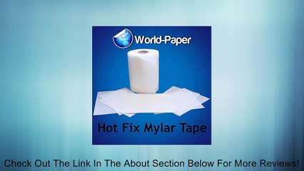 10 Ft x 12 in. Hot Fix Rhinestones Transfer Film Paper Review
