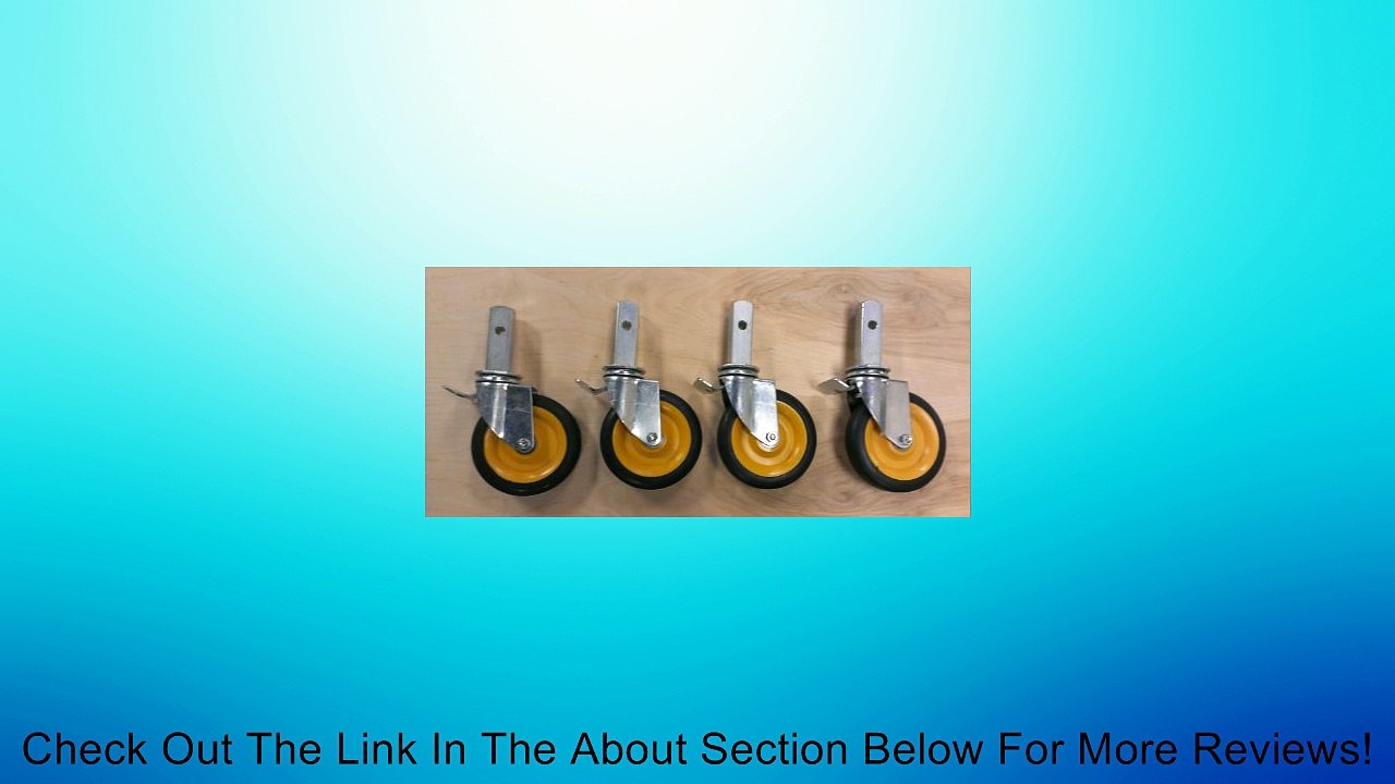 6" Scaffold Casters (Set of 4) Review