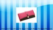 BF Women's Faux Leather Flat Long Clutch Shape Wallet Color Rose Size Large Review