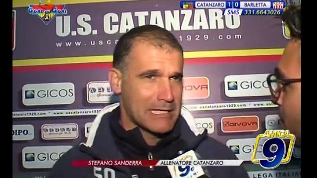 Catanzaro - Barletta 1-0 | Post partita Stefano Sanderra Allenatore Catanzaro