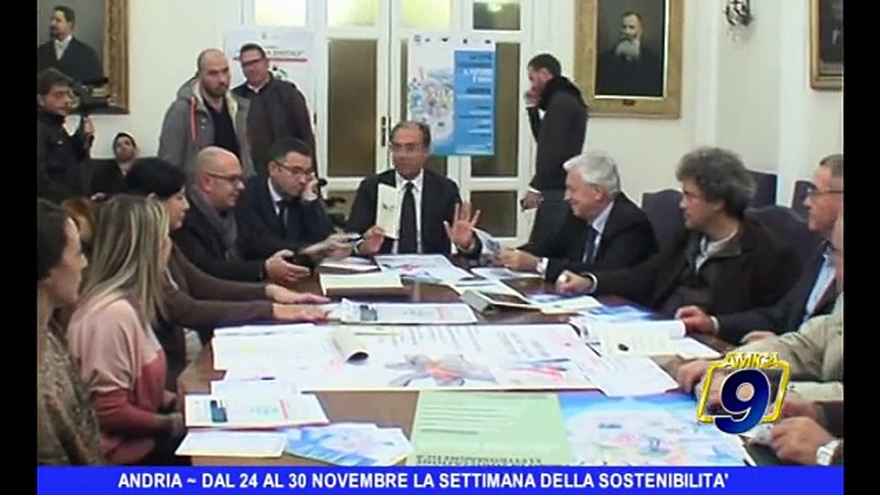 ANDRIA | Dal 24 al 30 novembre la "Settimana della Sostenibilità"