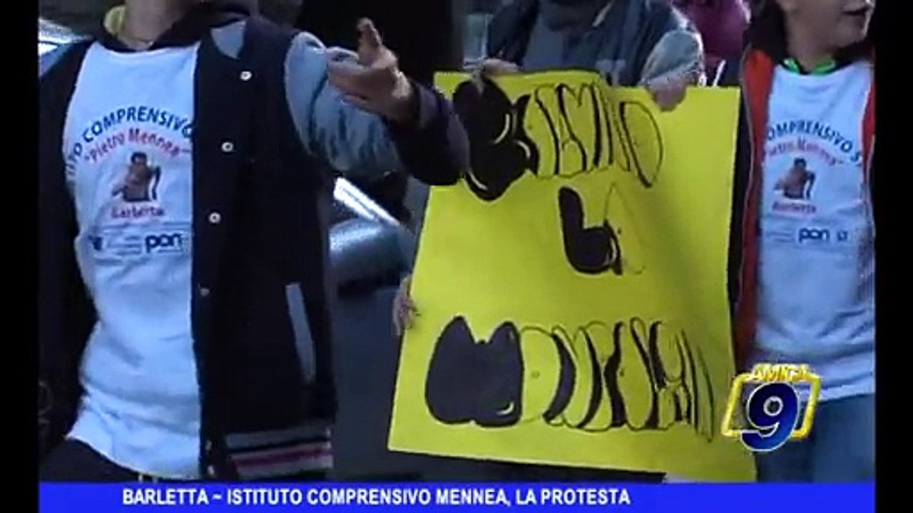 BARLETTA | Istituto comprensivo "Mennea", la protesta