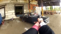 Amateur hilarious special effects clip! Biting Elbows