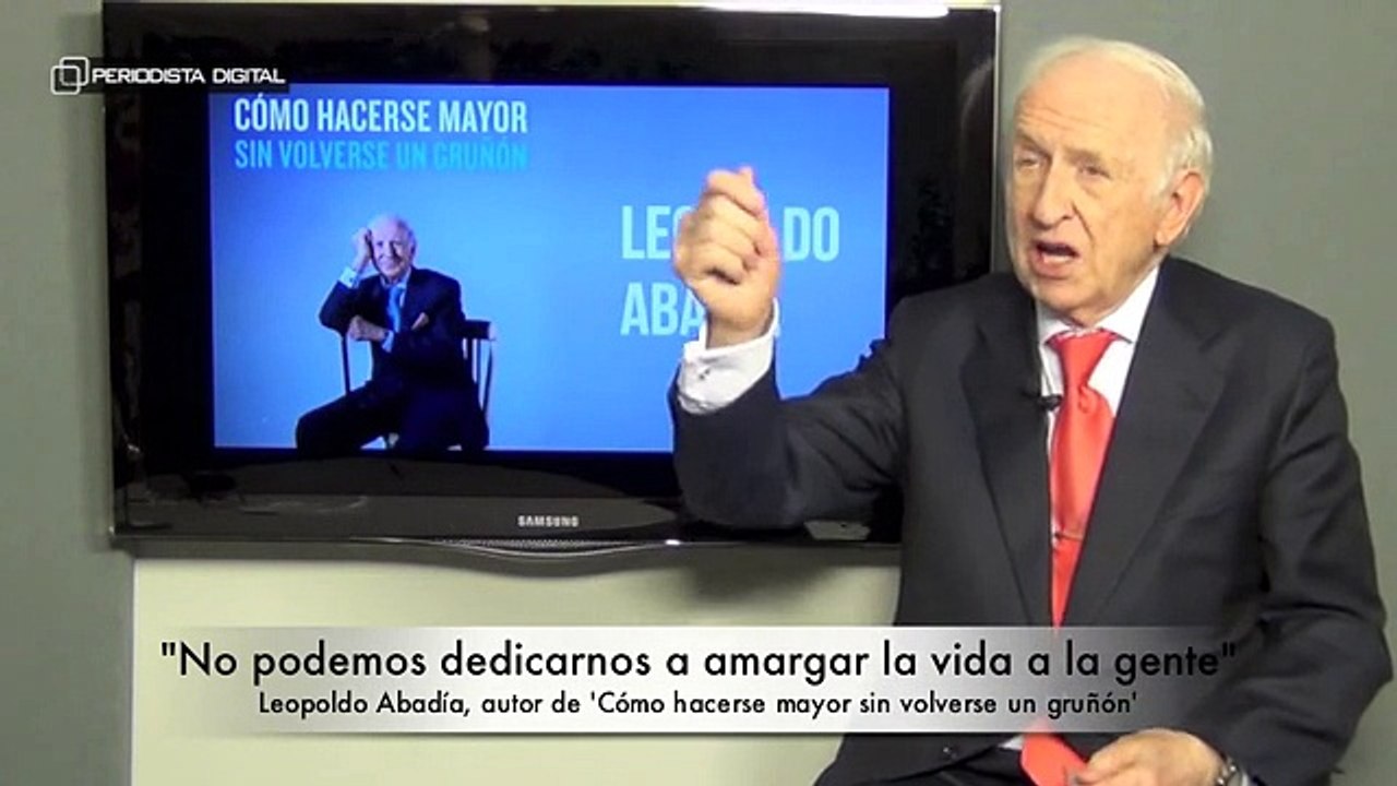 Leopoldo Abadía, autor de 'Cómo hacerse mayor sin volverse un gruñón' 19-11-2014