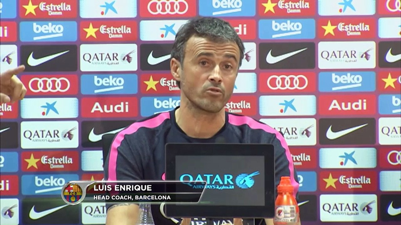 Messi weg? Enrique: 'Sehr glücklich hier'