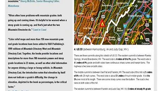 Mountain Directory A Guide For Truckers, RV And Motorhome Drivers