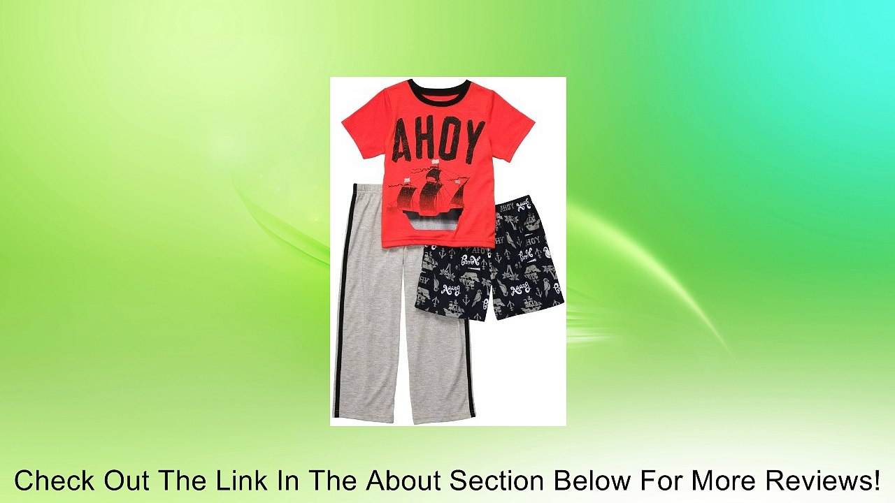 Carter's Little Boys' Pirate 3 Piece Shorts Pants Shirt Combo Pajama Set Review