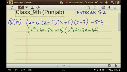 P-Math Class 9-Unit 5-Ex. 5.2-Q.4 (4)