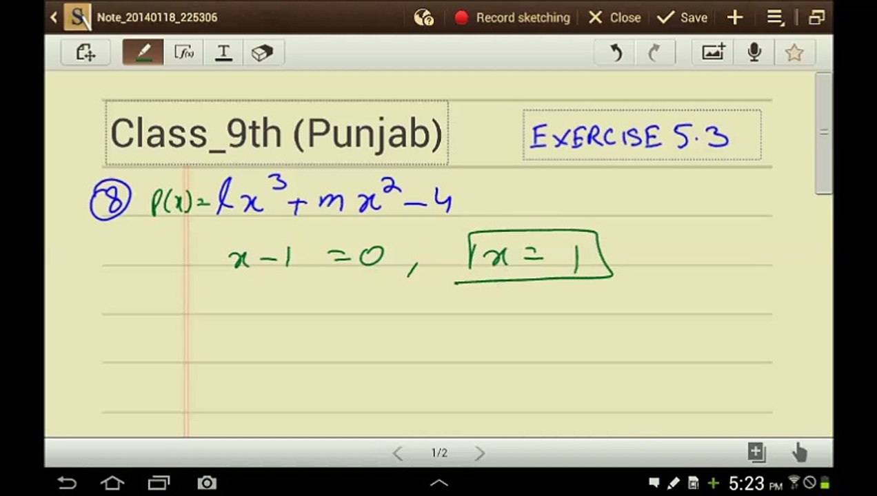 P-Math Class 9-Unit 5-Ex. 5.3-Q.8
