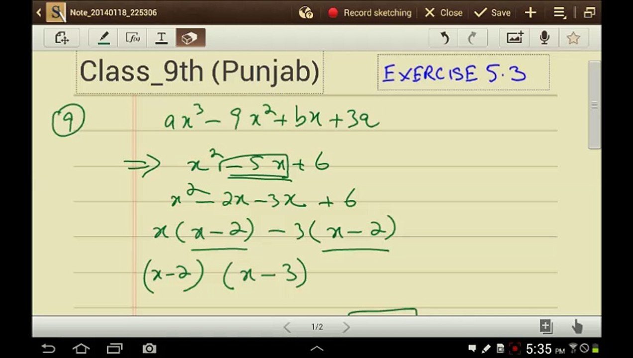 P-Math Class 9-Unit 5-Ex. 5.3-Q.9