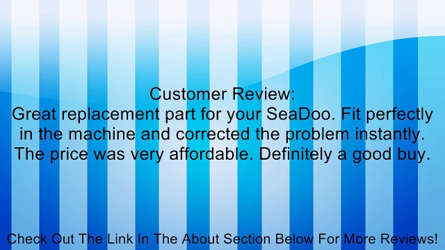Solenoid Relay NEW 1995-2009 SeaDoo GTI GTS GTX PWC Jet Ski Review