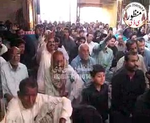 Allama Jafar Raza Ashra muharam 2014 at Qasir e Abbas jhang Sadar