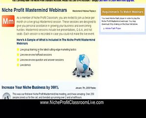 Niche Profit Classroom Review & Sneak Peek Part 2