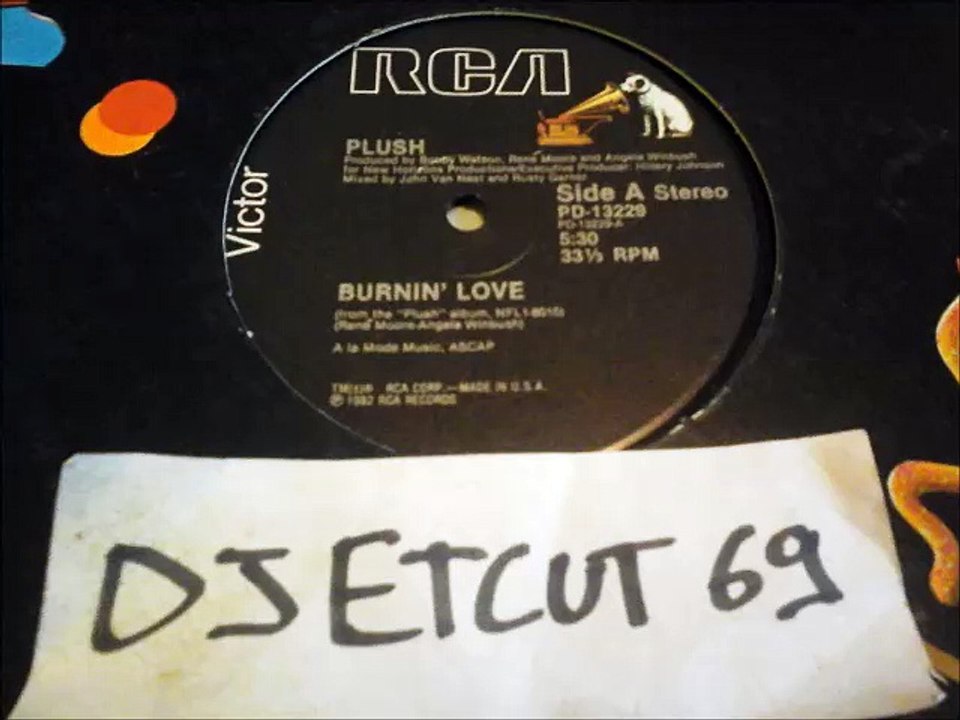 PLUSH -BURNIN' LOVE(RIP ETCUT)RCA REC 82